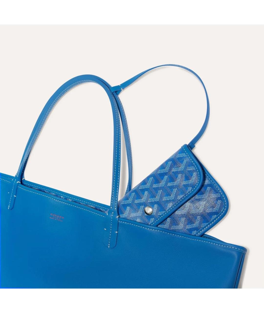 GOYARD Синяя сумка тоут, фото 3