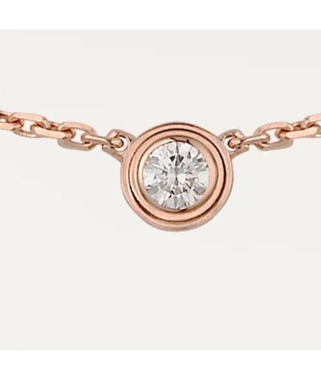 CARTIER Розовое колье из розового золота, фото 4