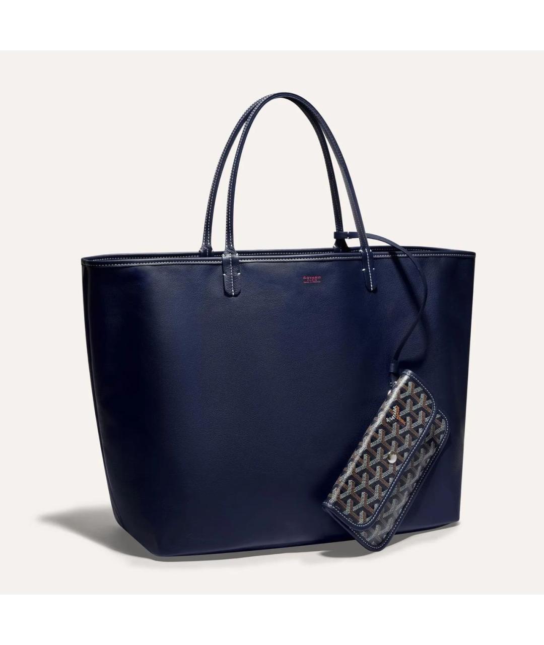 GOYARD Темно-синяя сумка тоут, фото 7