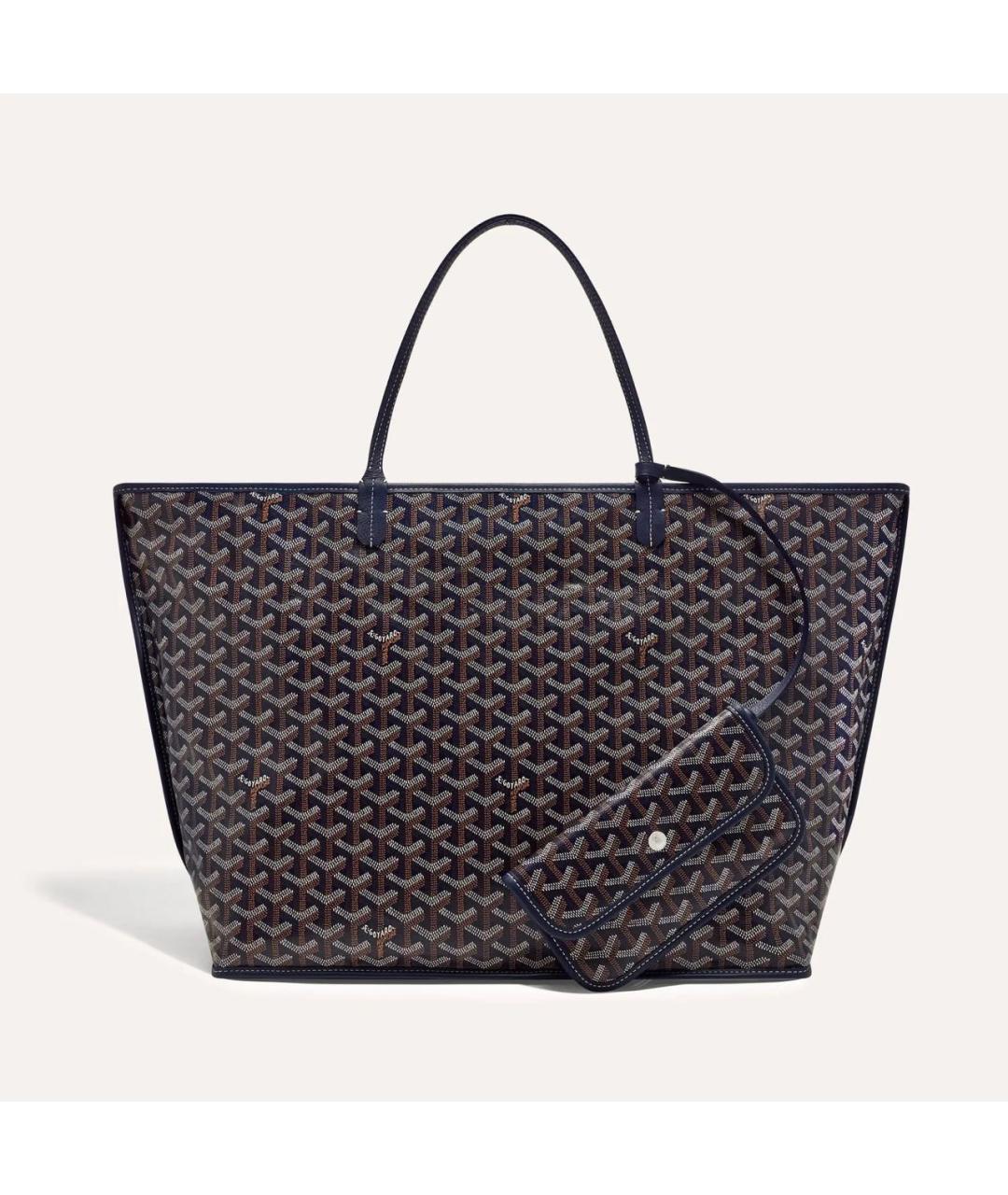 GOYARD Темно-синяя сумка тоут, фото 2