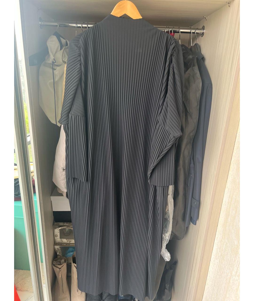 'S MAX MARA Черное полиэстеровое коктейльное платье, фото 6