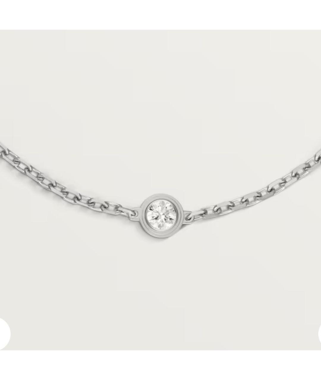 CARTIER Серебрянный браслет из белого золота, фото 4