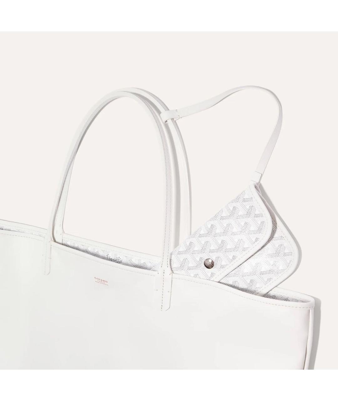 GOYARD Белая сумка тоут, фото 3