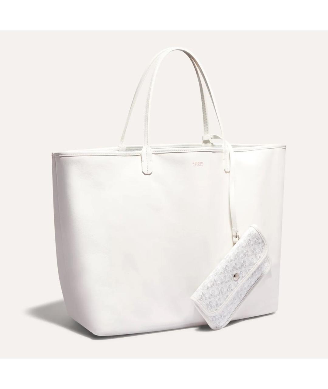 GOYARD Белая сумка тоут, фото 7