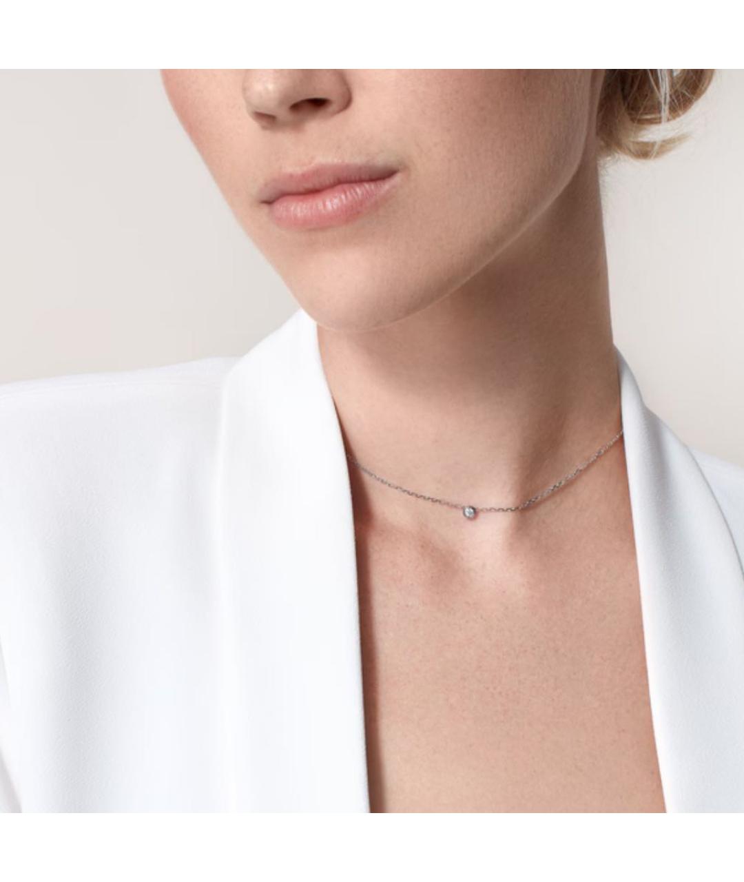 CARTIER Серебряное колье из белого золота, фото 3