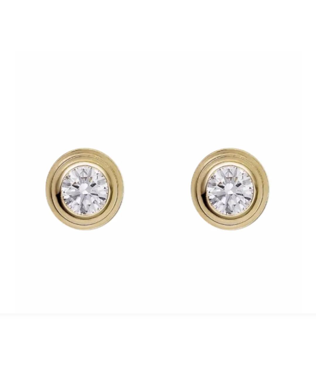 CARTIER Золотые серьги из желтого золота, фото 1