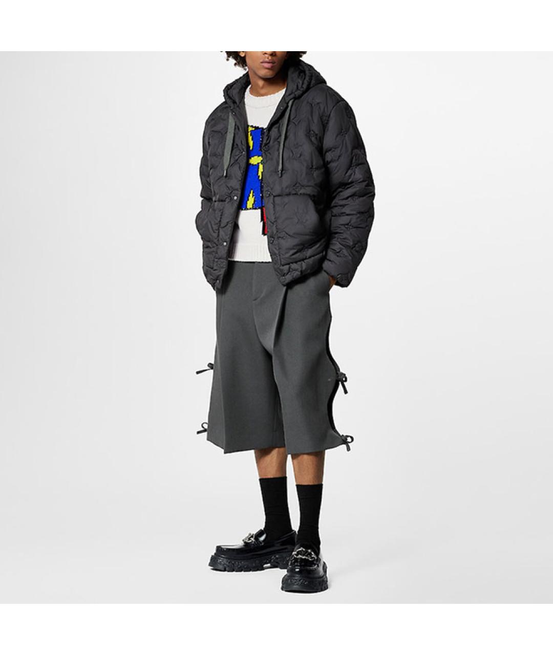 LOUIS VUITTON Черный пуховик, фото 2