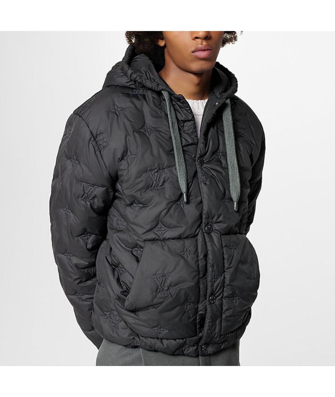 LOUIS VUITTON Черный пуховик, фото 4