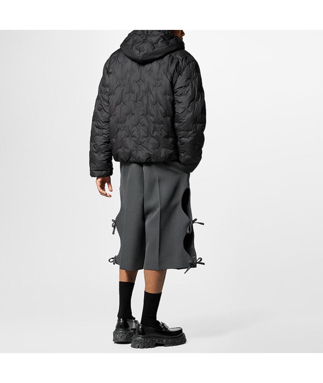 LOUIS VUITTON Черный пуховик, фото 3