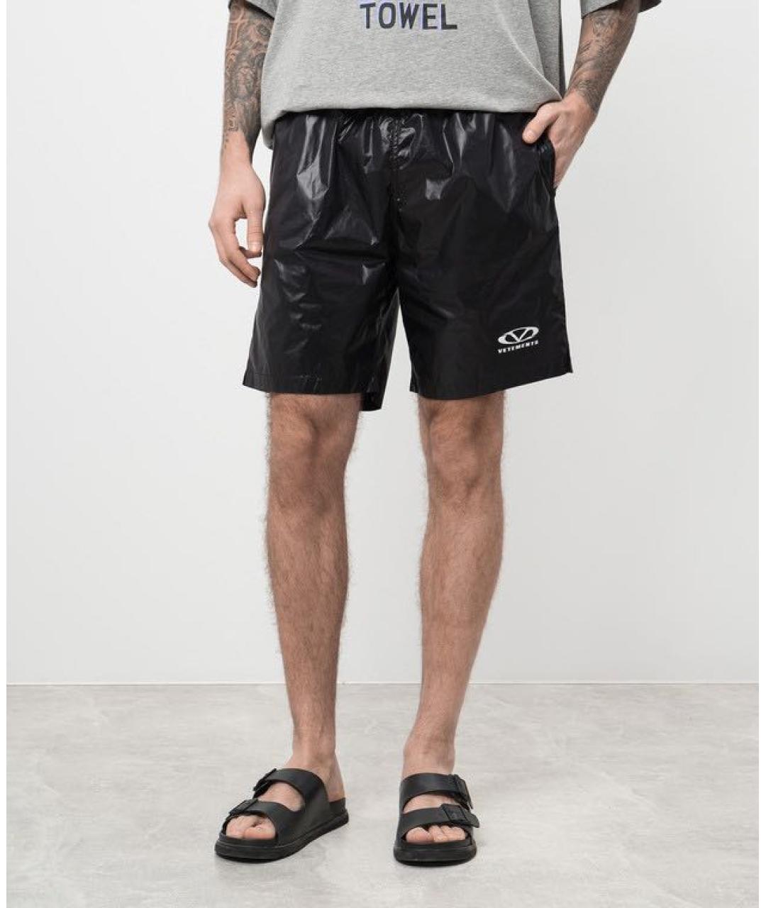 VETEMENTS Черные шорты, фото 3