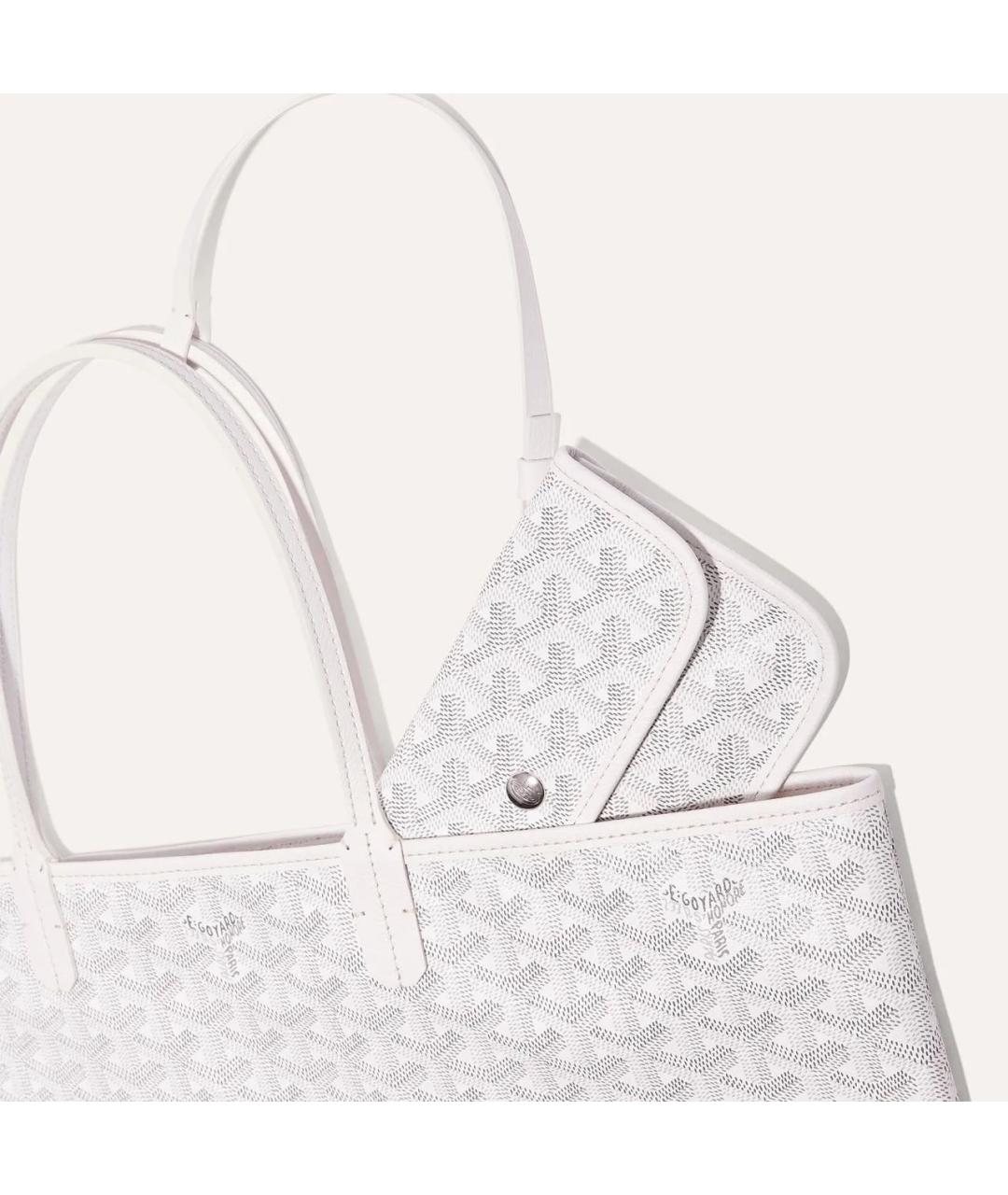 GOYARD Белая сумка тоут, фото 4