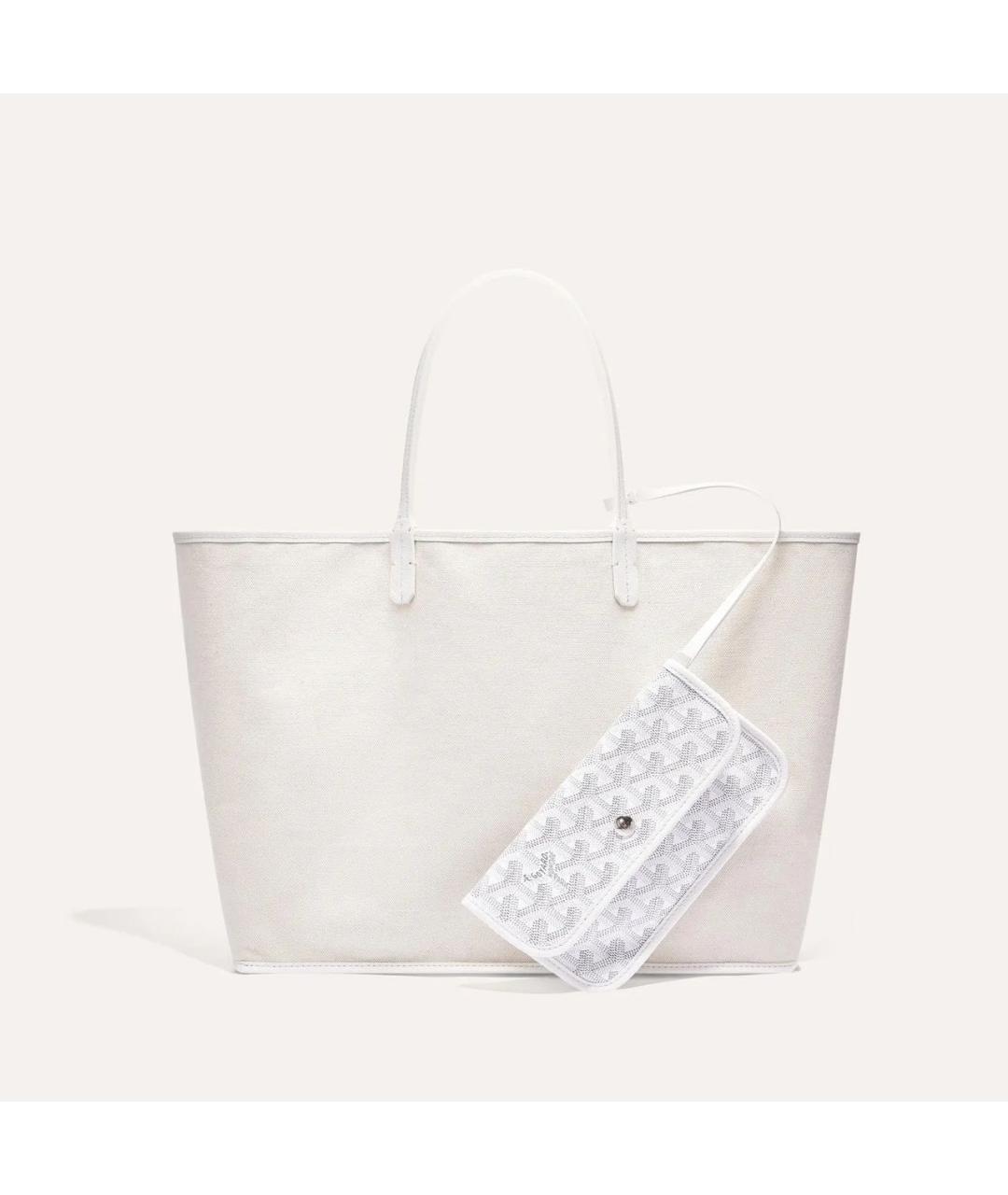 GOYARD Белая сумка тоут, фото 3