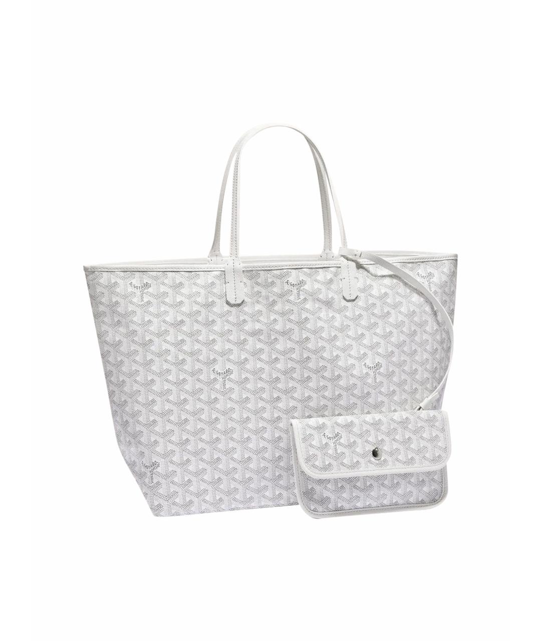 GOYARD Белая сумка тоут, фото 1