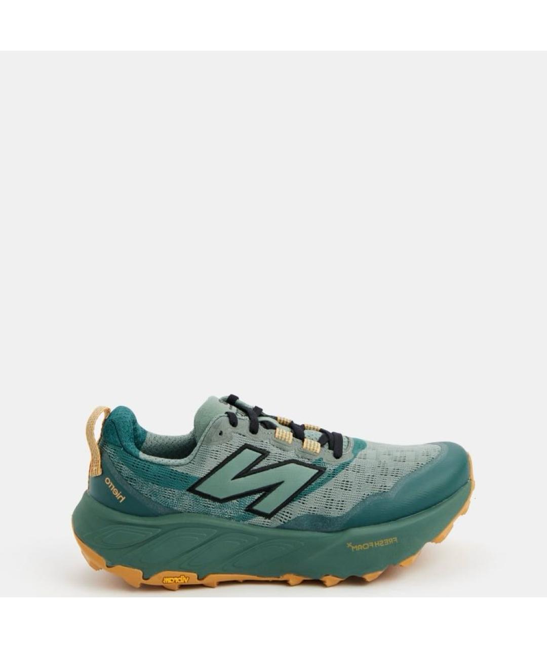 NEW BALANCE Зеленые текстильные низкие кроссовки / кеды, фото 2