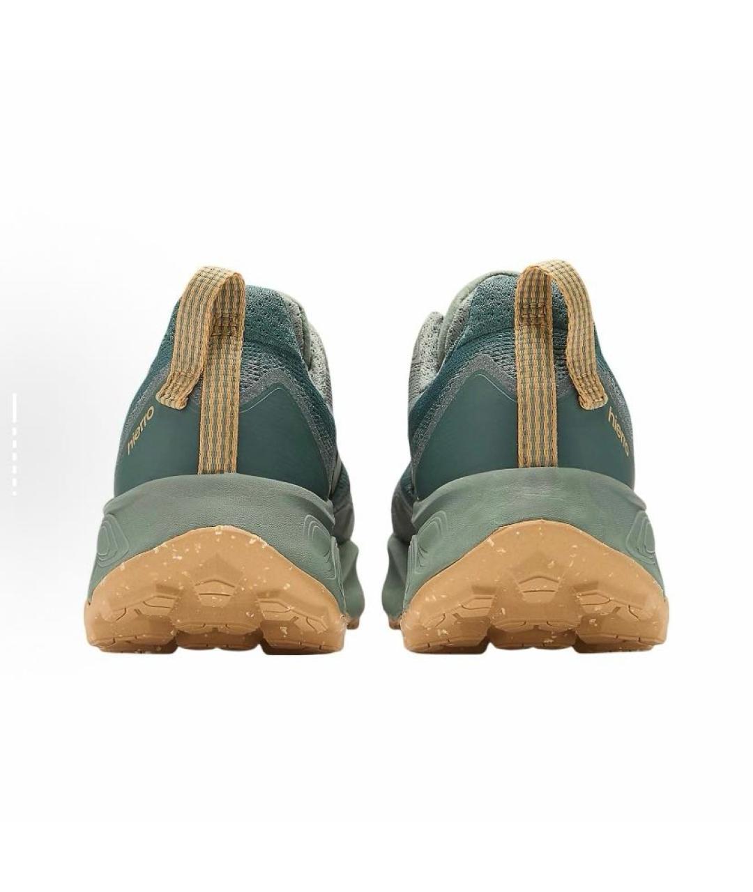 NEW BALANCE Зеленые текстильные низкие кроссовки / кеды, фото 6