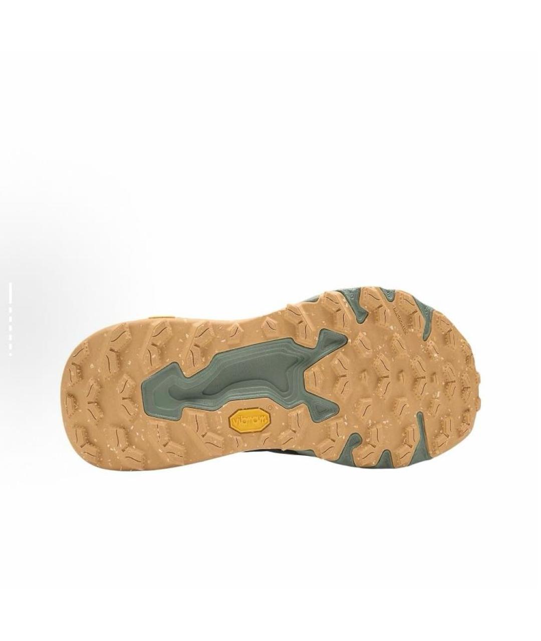 NEW BALANCE Зеленые текстильные низкие кроссовки / кеды, фото 7