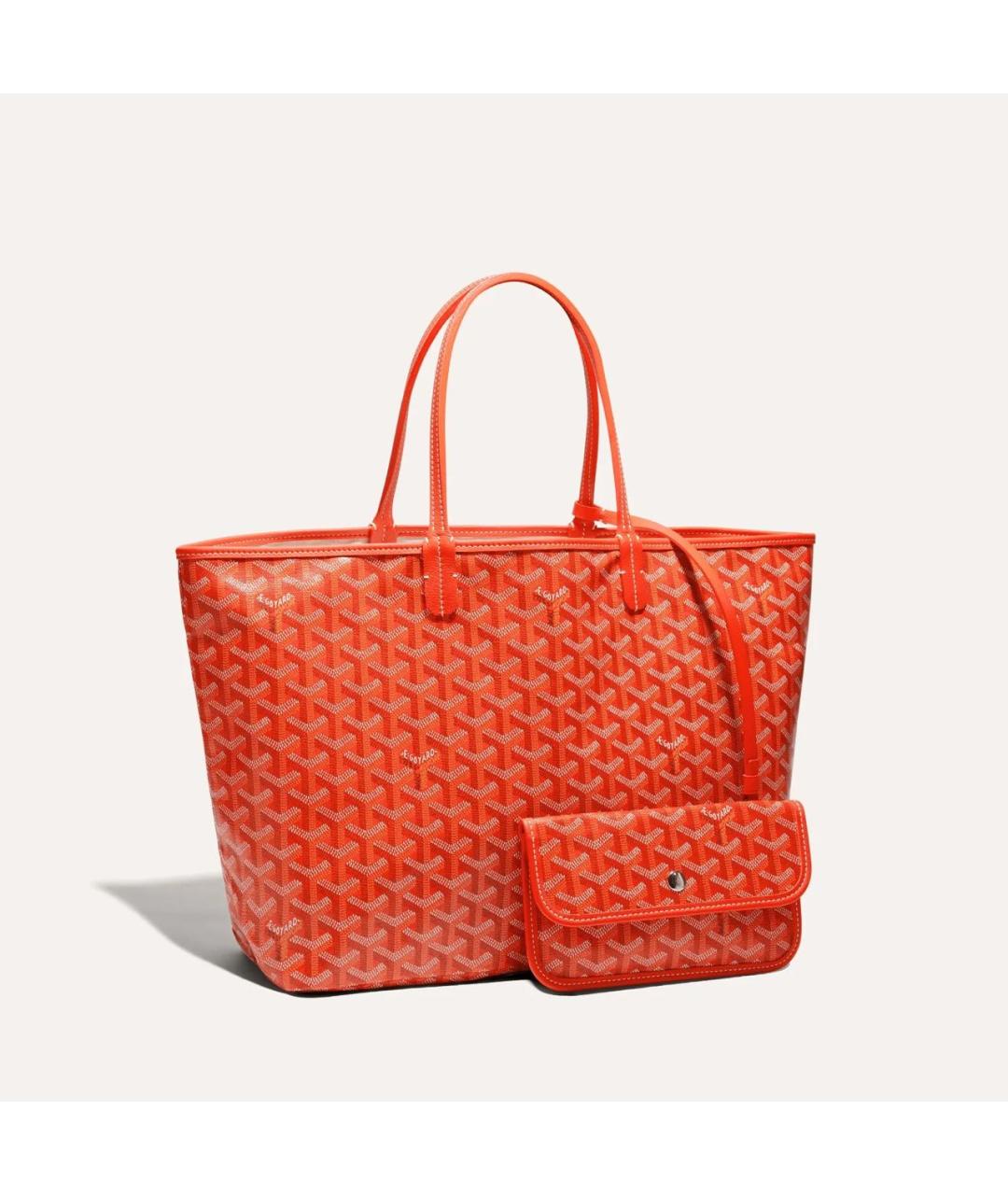 GOYARD Оранжевая сумка тоут, фото 5