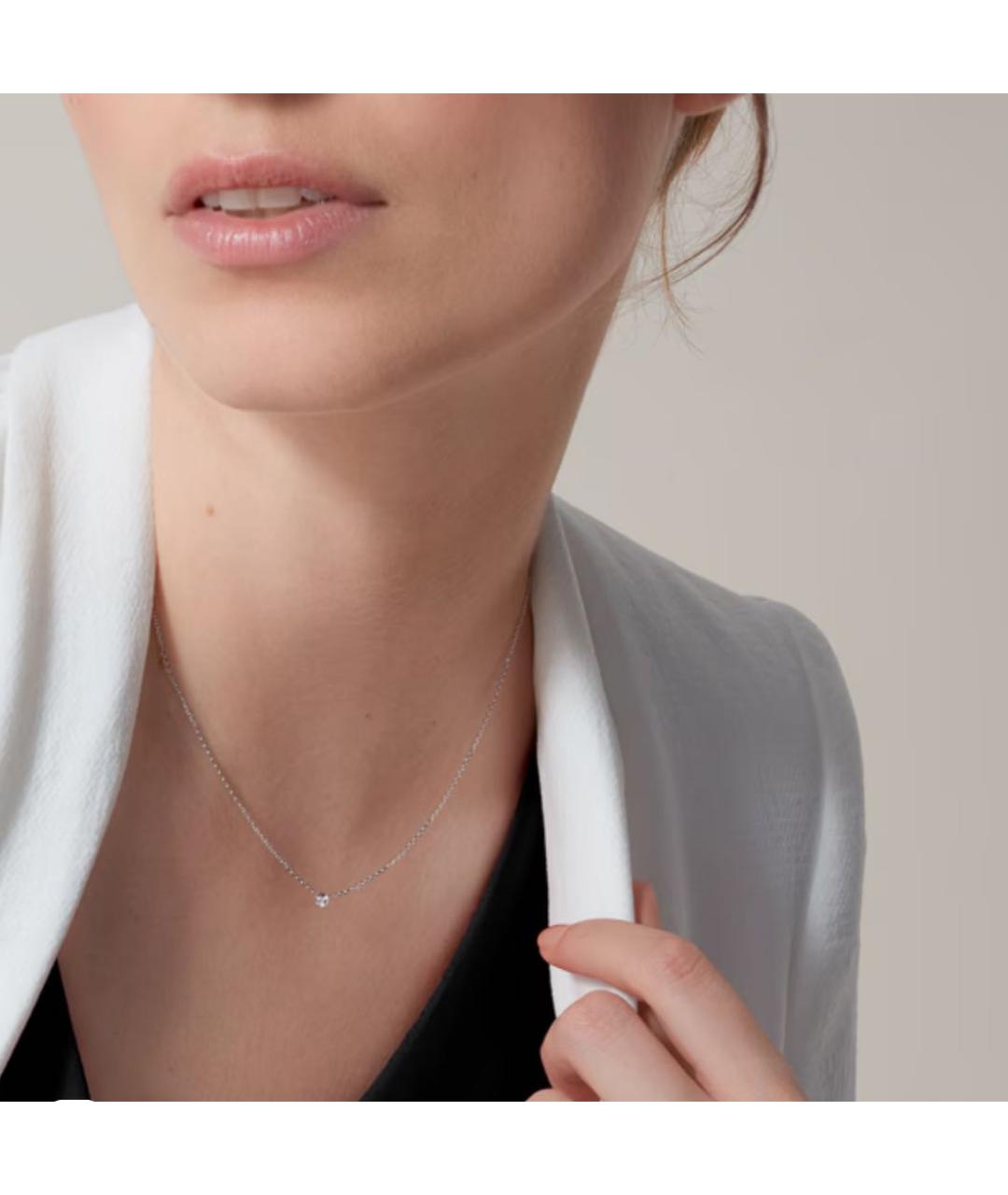 CARTIER Серебряное колье из белого золота, фото 3