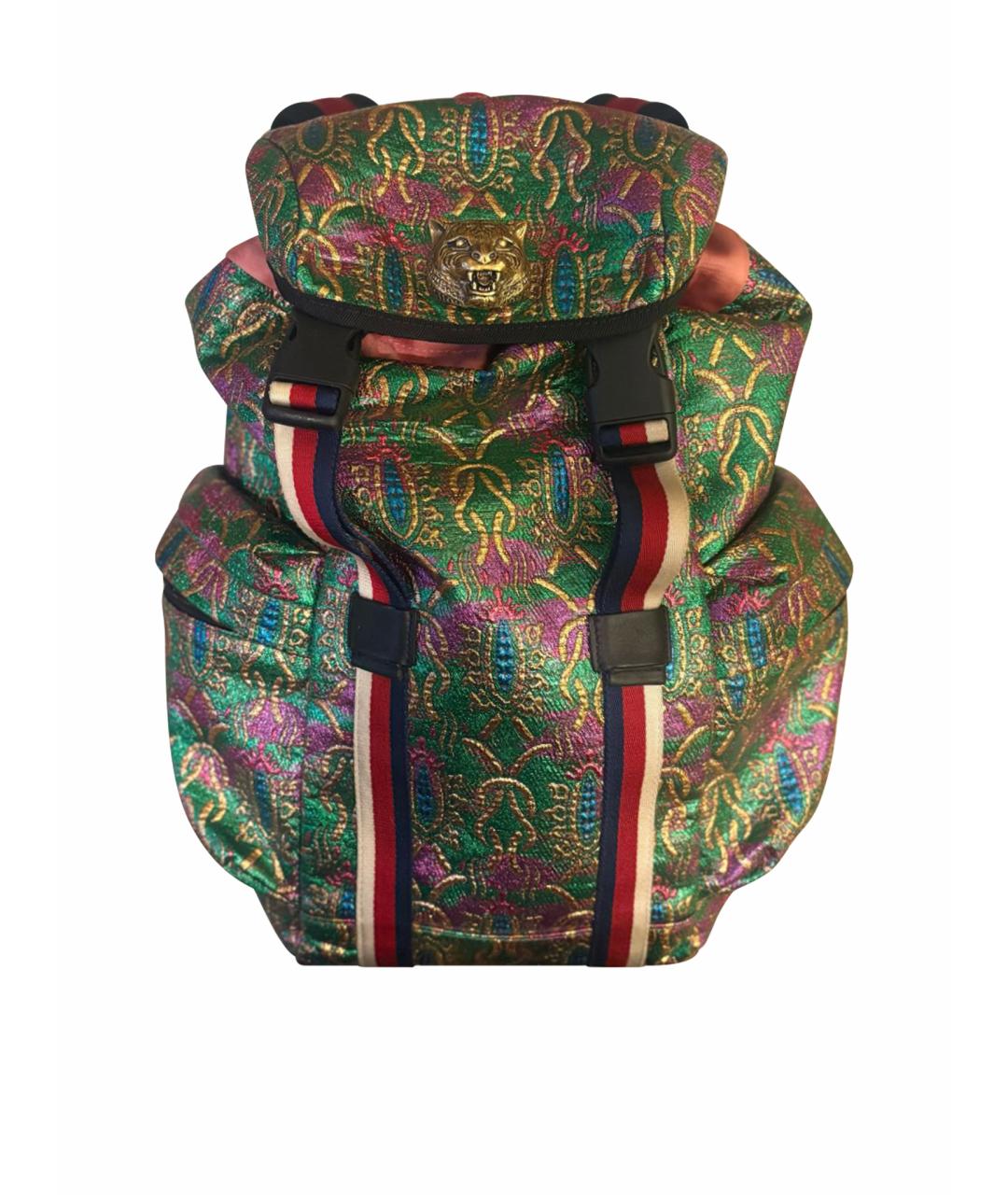 GUCCI Зеленый рюкзак, фото 1