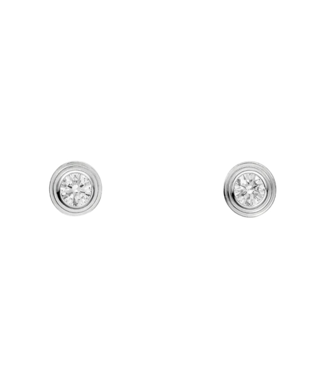 CARTIER Серебряные серьги из белого золота, фото 1
