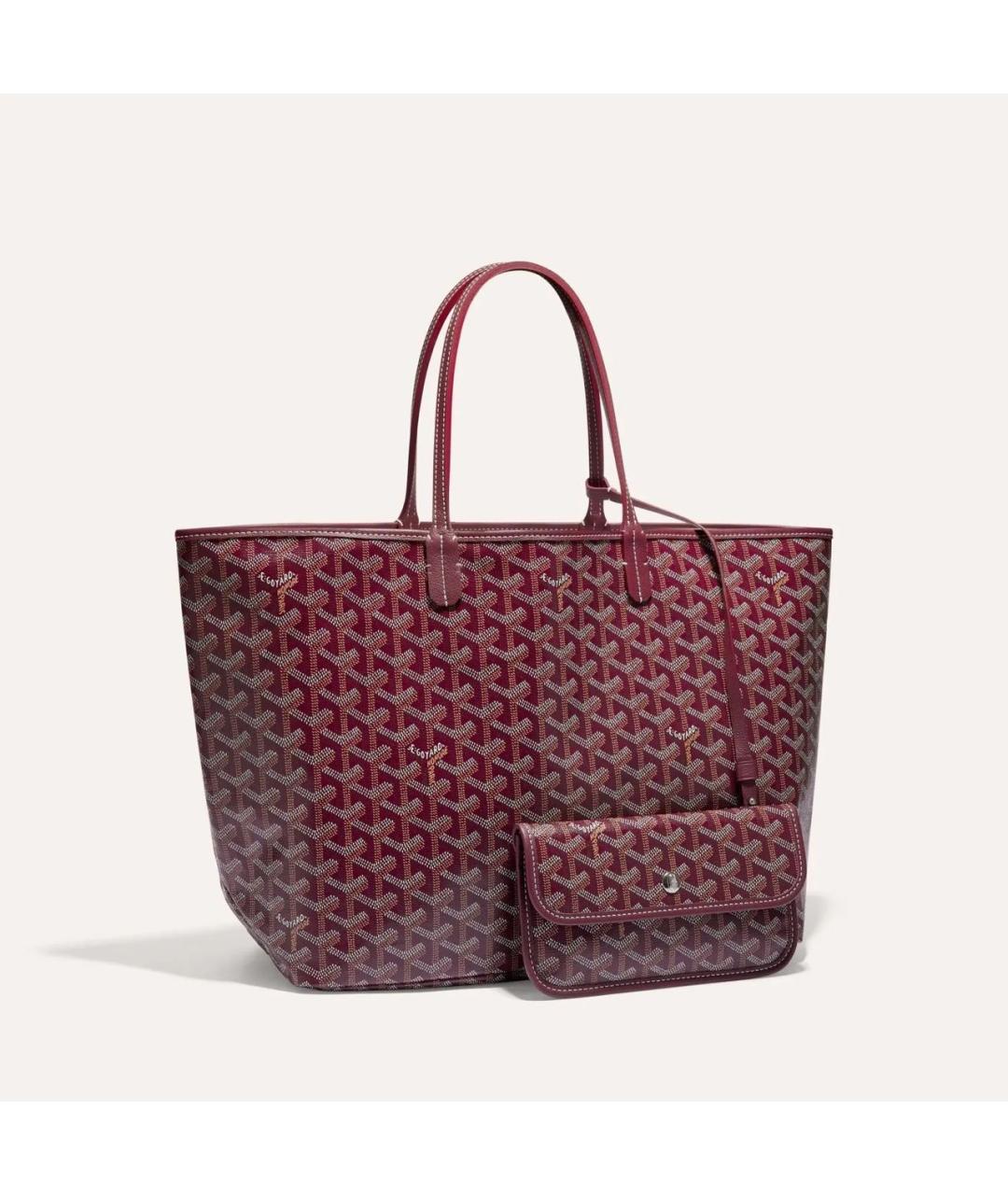 GOYARD Бордовая сумка тоут, фото 5
