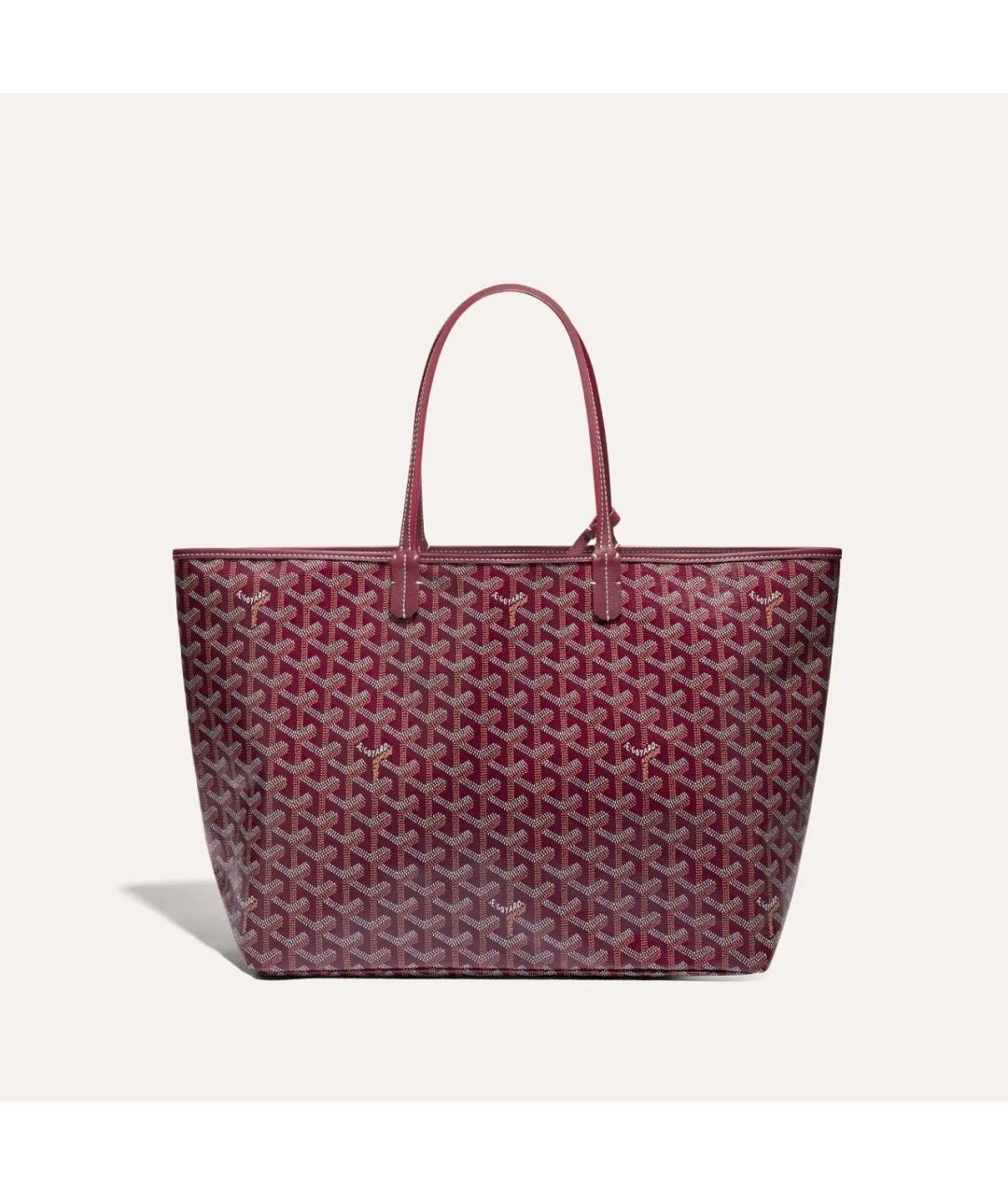 GOYARD Бордовая сумка тоут, фото 2