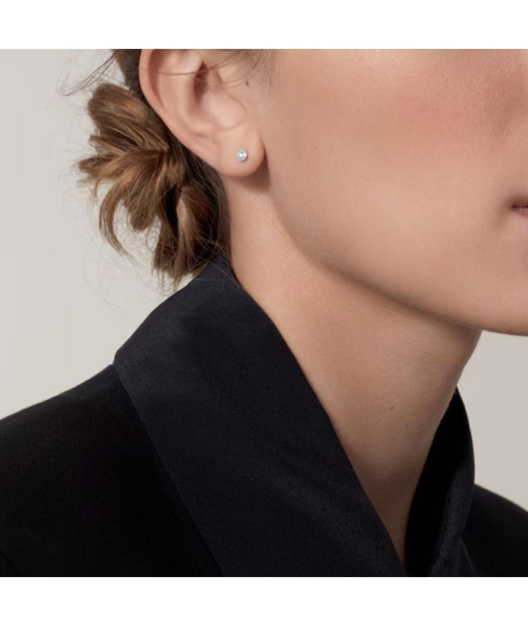 CARTIER Серебряные серьги из белого золота, фото 3