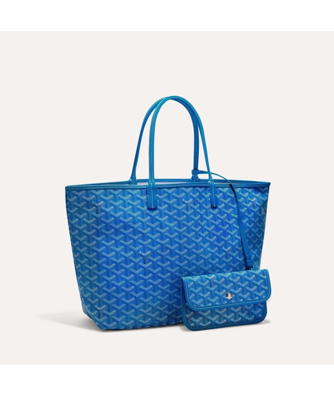 GOYARD Голубая сумка тоут, фото 5
