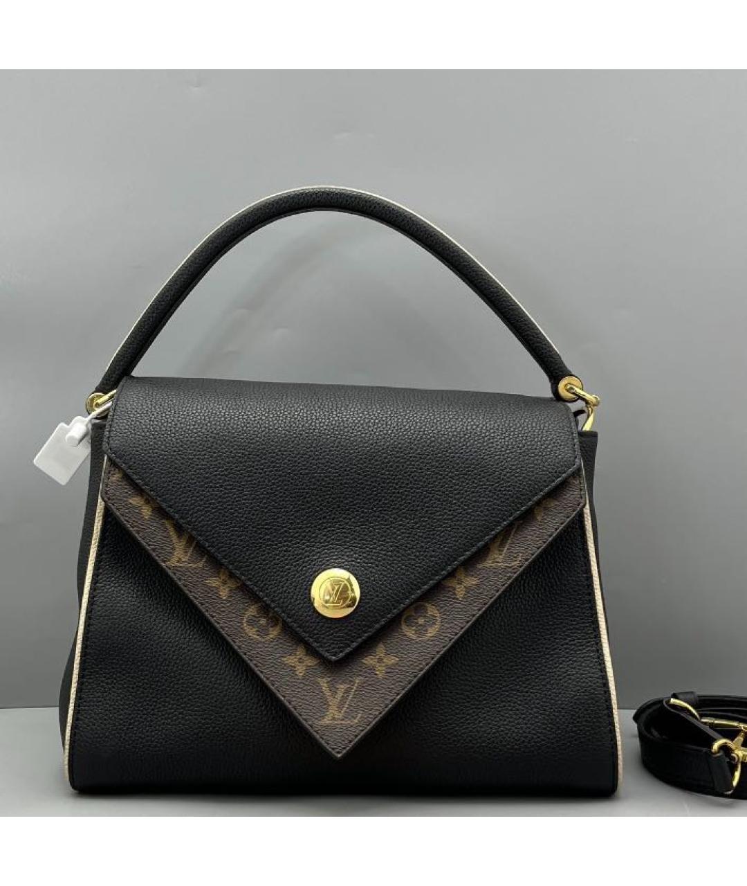 LOUIS VUITTON Черная сумка с короткими ручками, фото 3