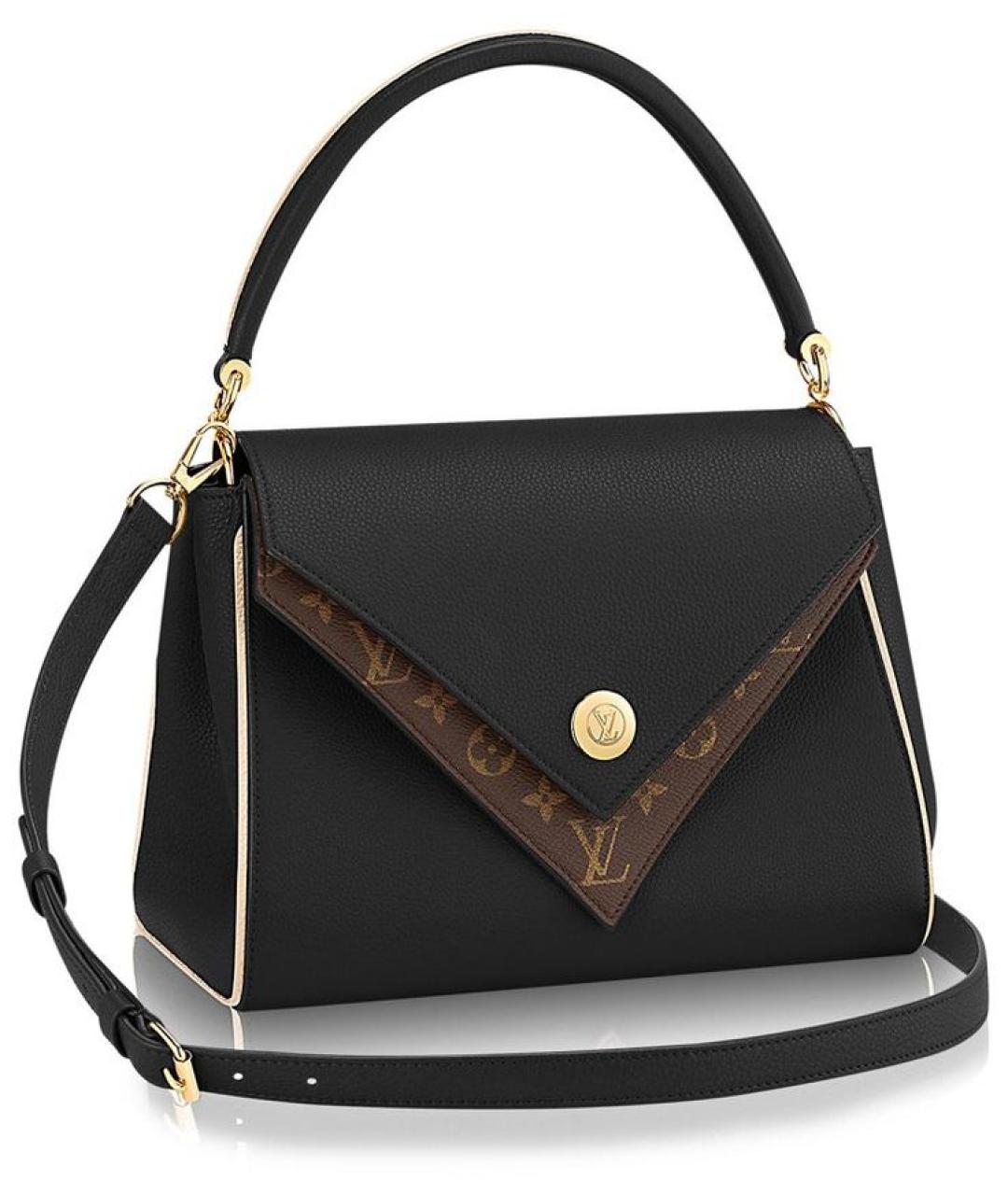 LOUIS VUITTON Черная сумка с короткими ручками, фото 7