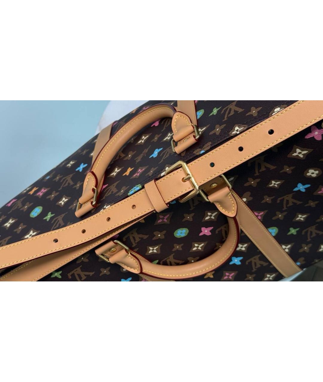 LOUIS VUITTON Коричневая дорожная/спортивная сумка, фото 5