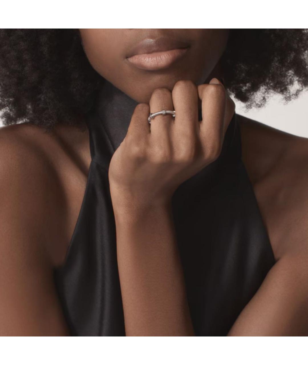 CARTIER Серебряное кольцо из белого золота, фото 4