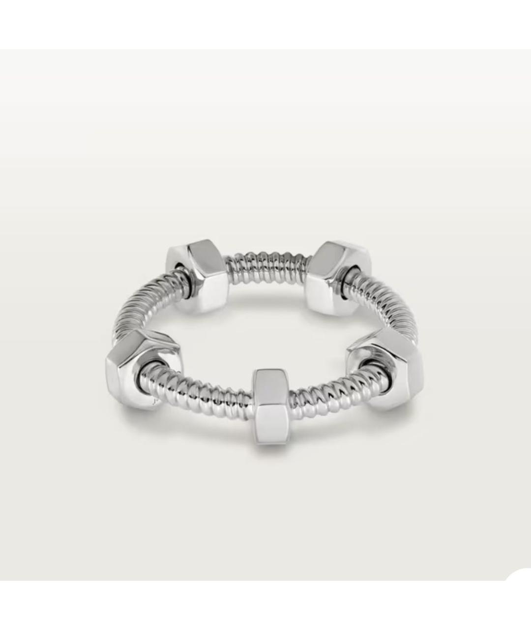 CARTIER Серебряное кольцо из белого золота, фото 2