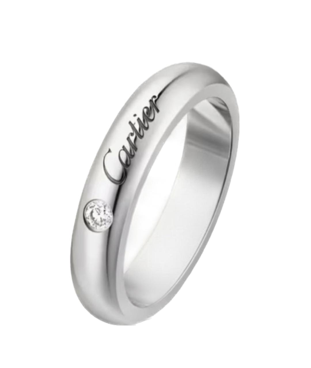 CARTIER Серебряное платиновое кольцо, фото 1