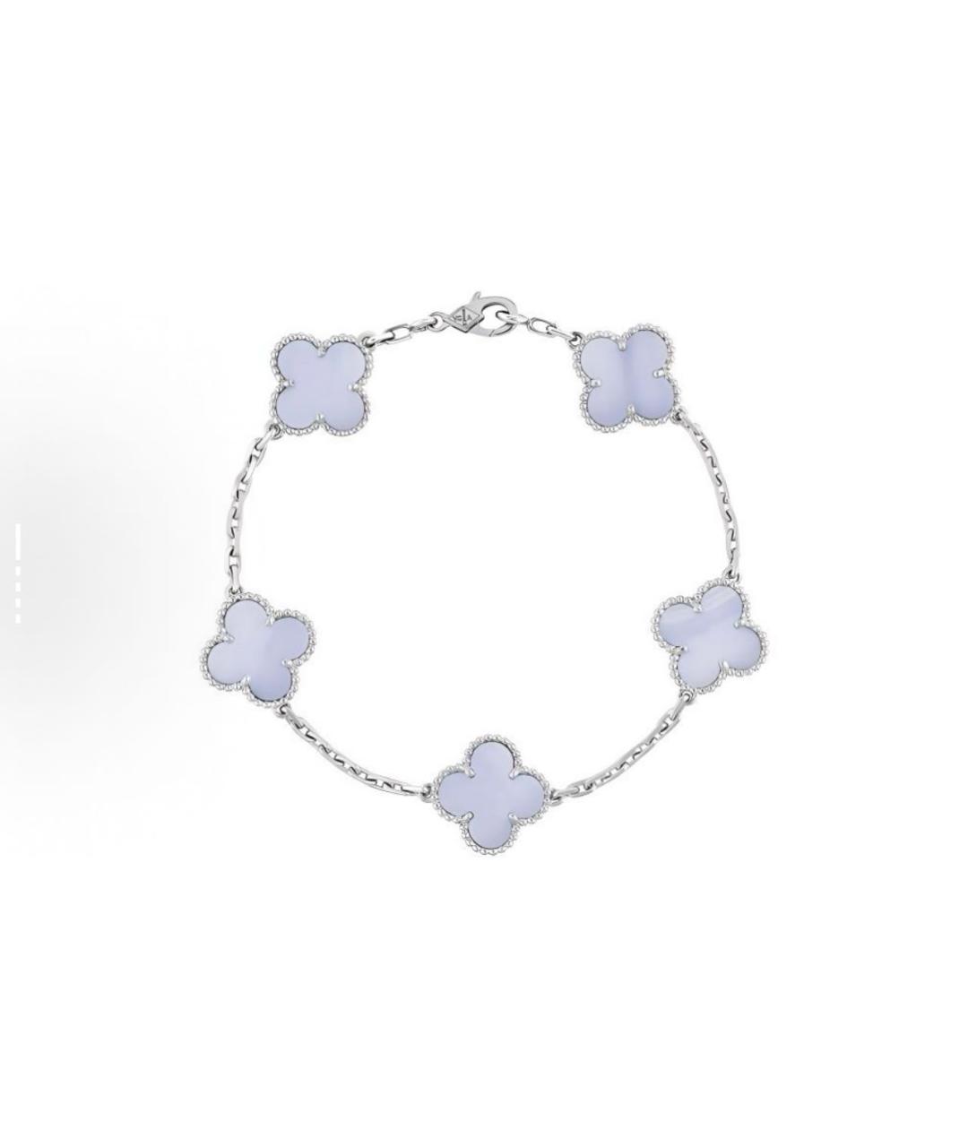 VAN CLEEF & ARPELS Фиолетовый браслет из белого золота, фото 2