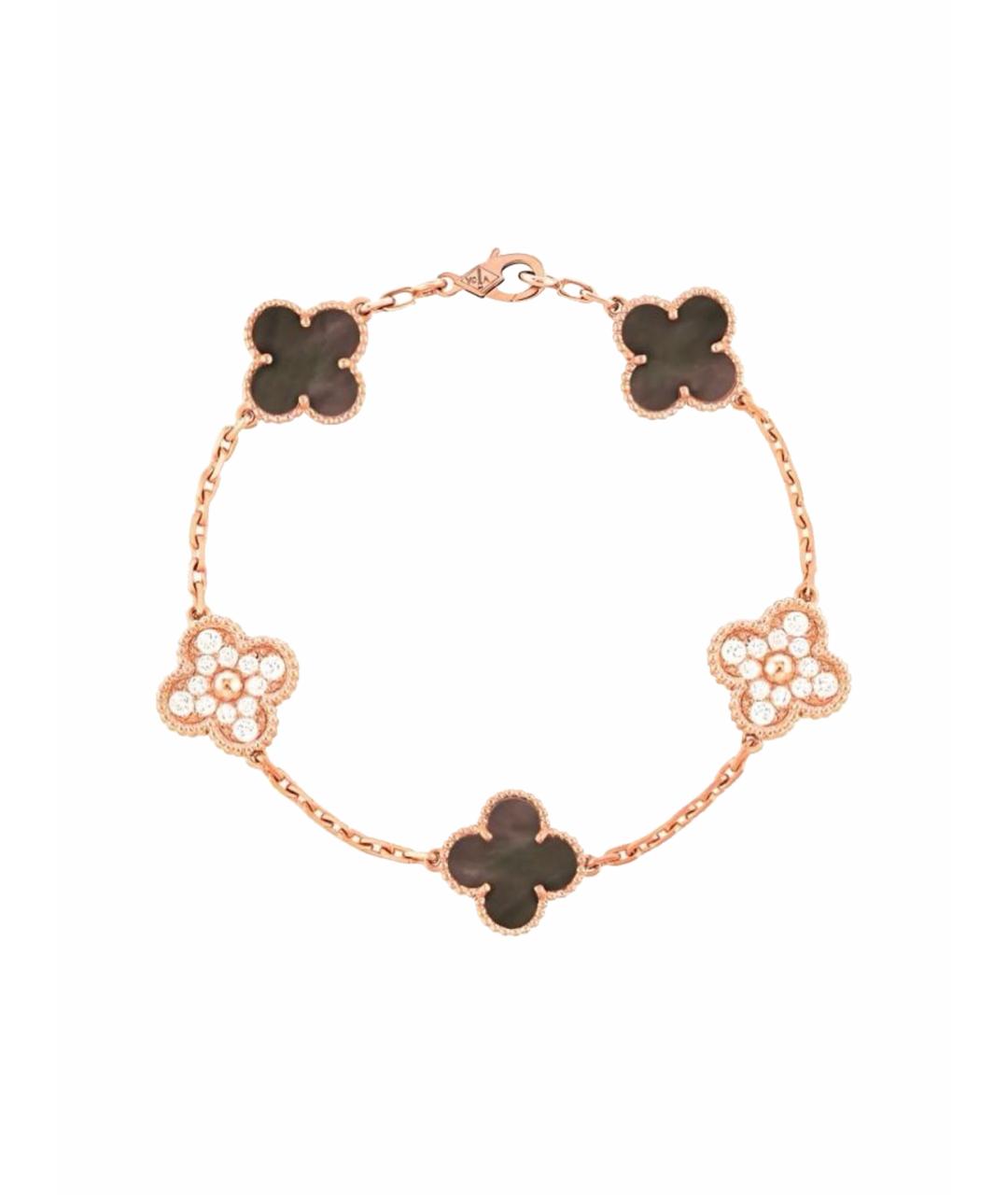 VAN CLEEF & ARPELS Коричневый браслет из розового золота, фото 1