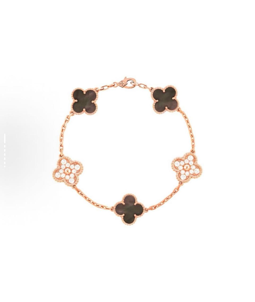 VAN CLEEF & ARPELS Коричневый браслет из розового золота, фото 3