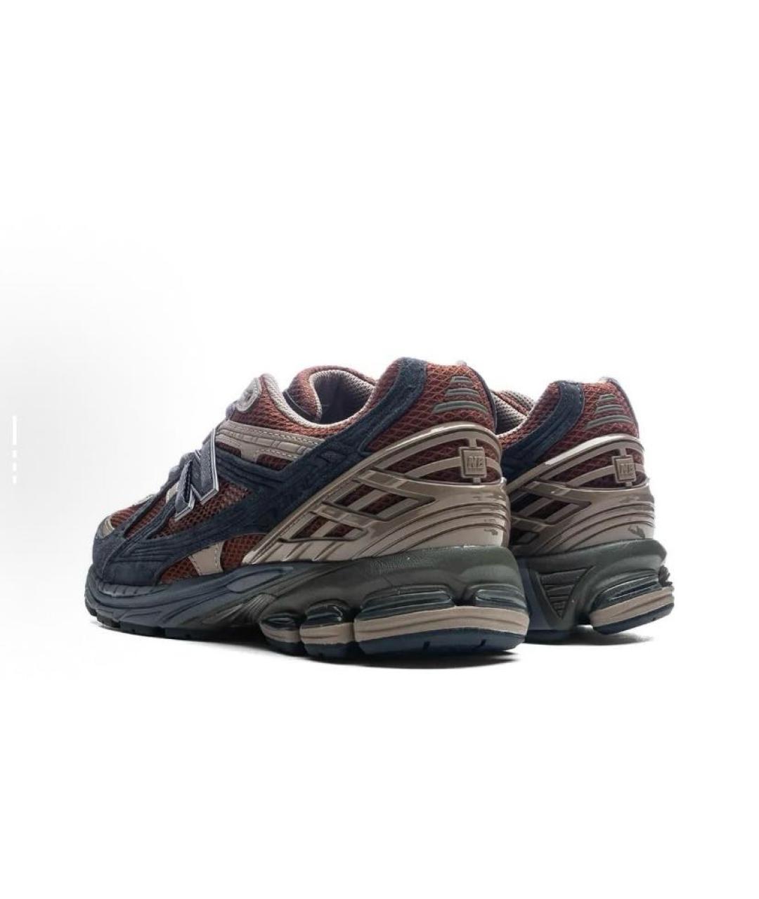 NEW BALANCE Коричневые текстильные низкие кроссовки / кеды, фото 5