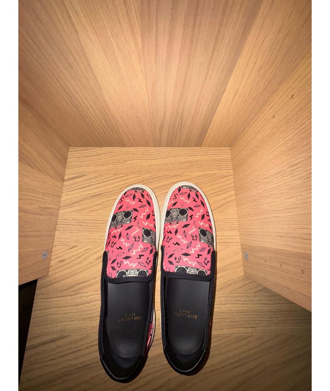 SAINT LAURENT Мульти текстильные лоферы, фото 3