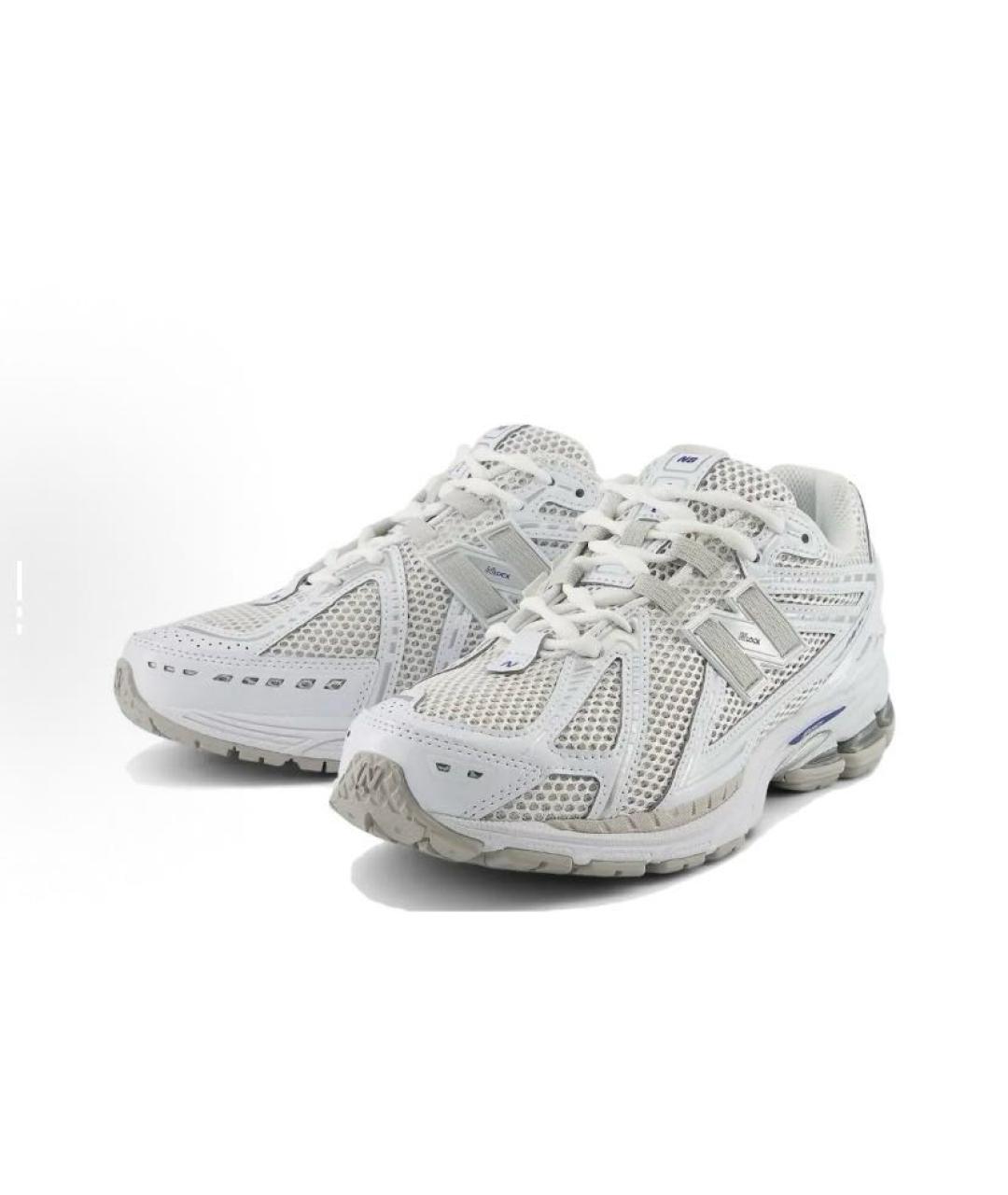 NEW BALANCE Белые текстильные низкие кроссовки / кеды, фото 4