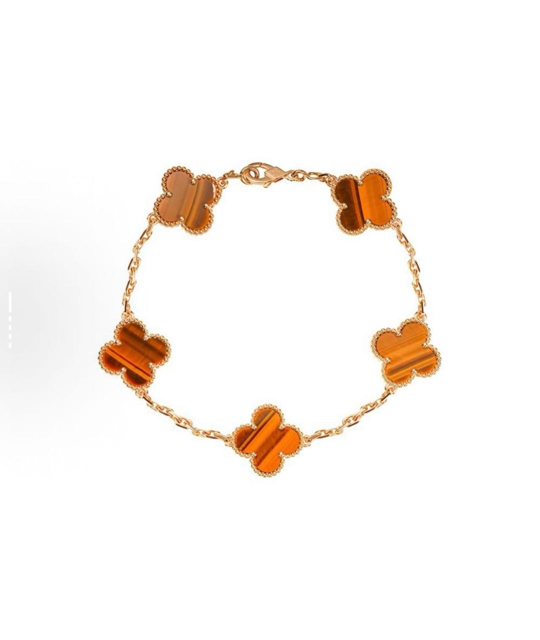 VAN CLEEF & ARPELS Оранжевый браслет из желтого золота, фото 3