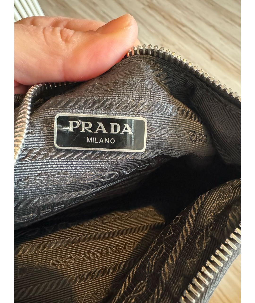 PRADA Черная сумка через плечо, фото 7