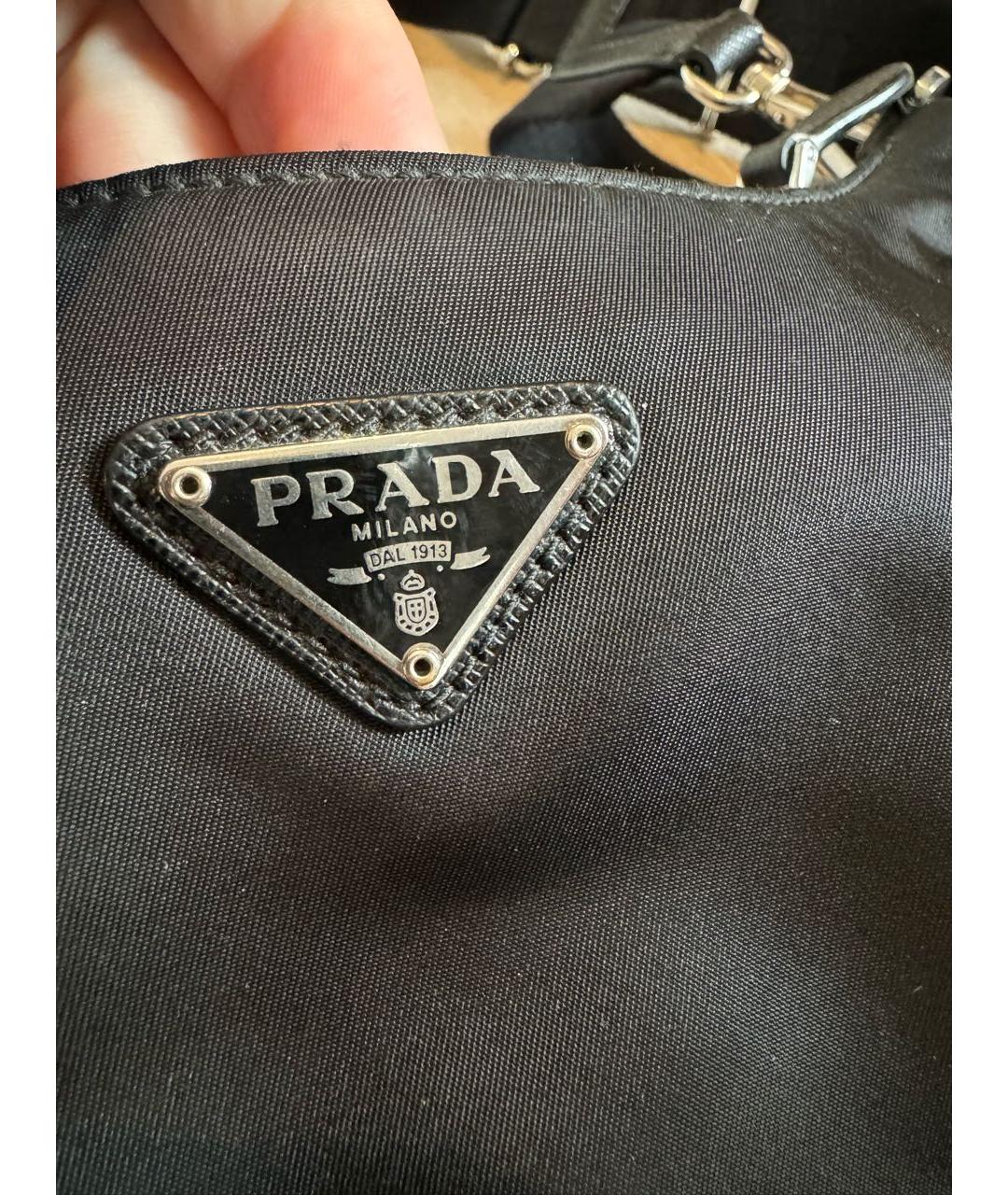 PRADA Черная сумка через плечо, фото 3