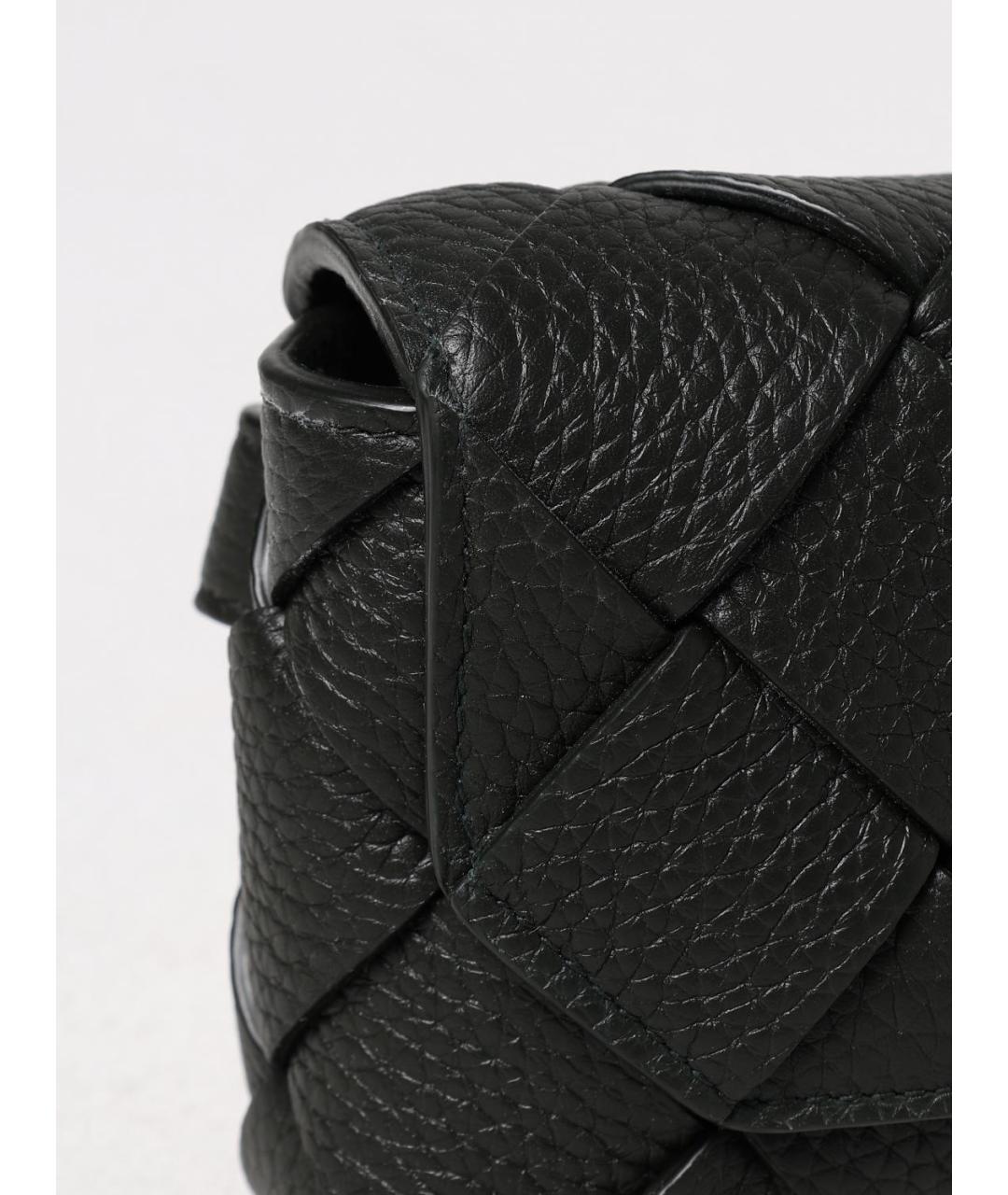 BOTTEGA VENETA Зеленая кожаная поясная сумка, фото 4