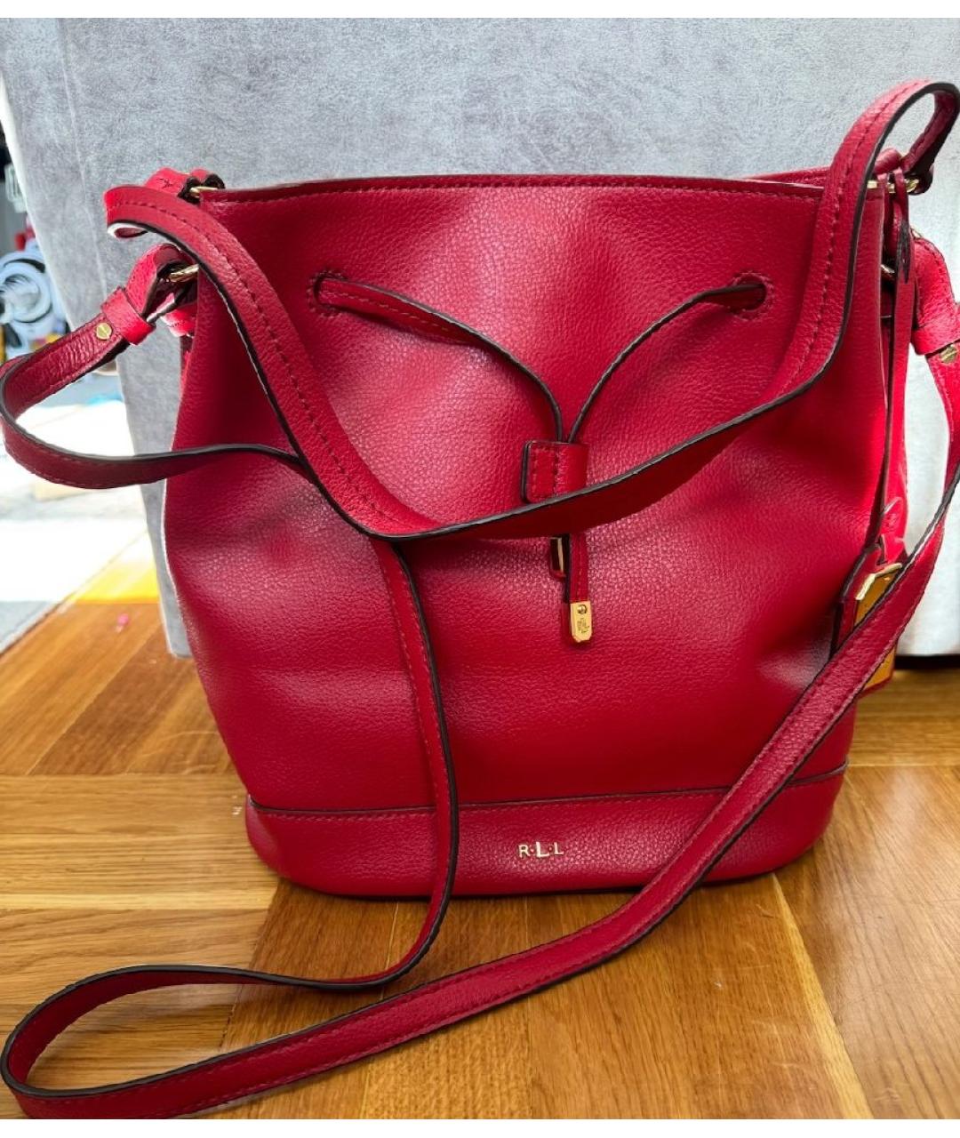 RALPH LAUREN Кожаная сумка через плечо, фото 8