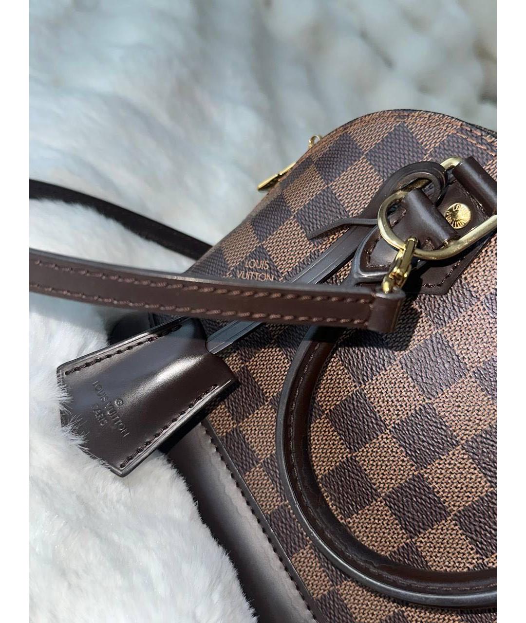 LOUIS VUITTON Коричневая сумка с короткими ручками, фото 2
