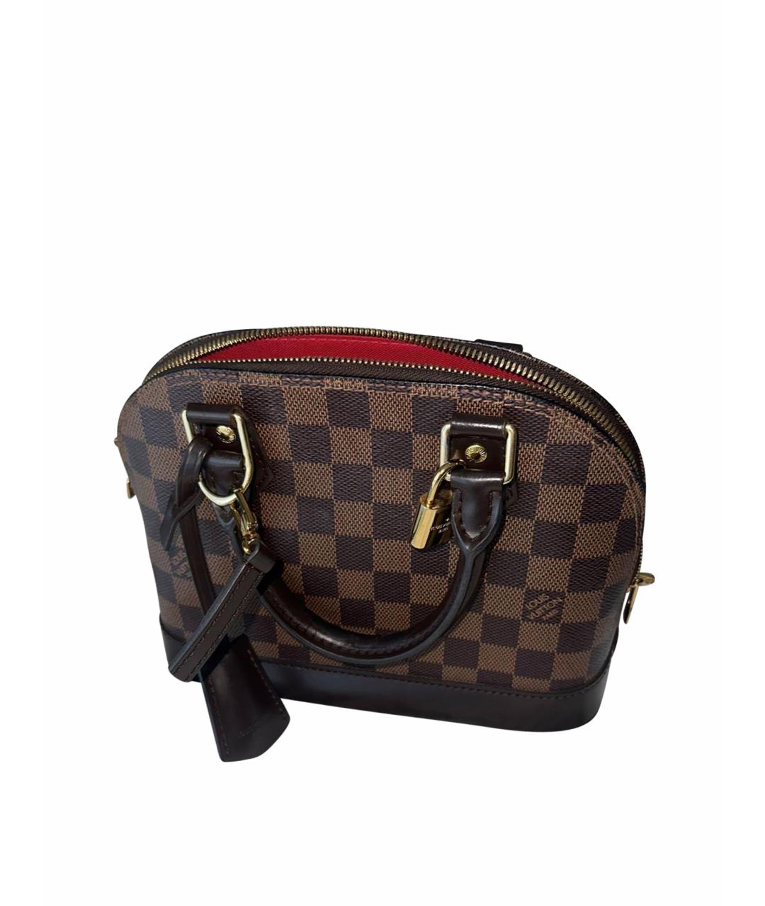 LOUIS VUITTON Коричневая сумка с короткими ручками, фото 1