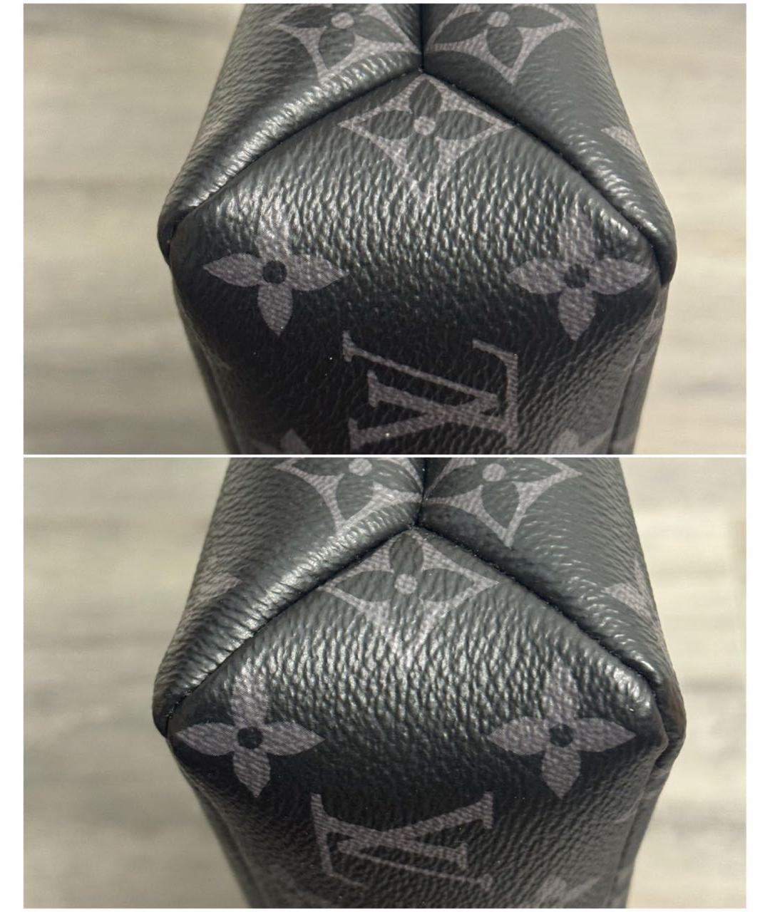 LOUIS VUITTON Черная барсетка, фото 5