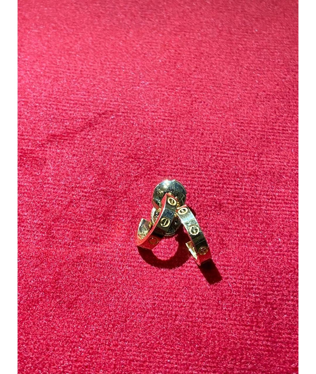 CARTIER Золотые серьги из желтого золота, фото 4