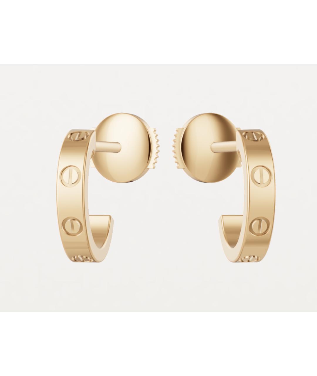 CARTIER Золотые серьги из желтого золота, фото 9